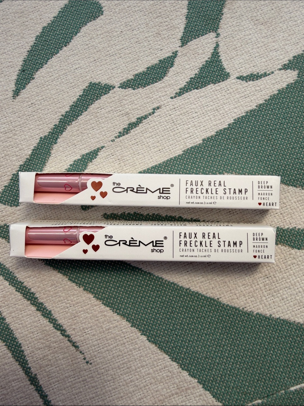 the CRÈME shop Faux Real Freckle Stamp — Deep Brown. You will receive 2!